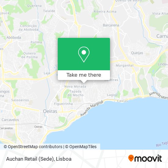 Auchan Retail (Sede) mapa
