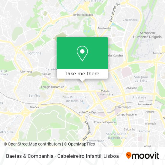 Baetas & Companhia - Cabeleireiro Infantil map