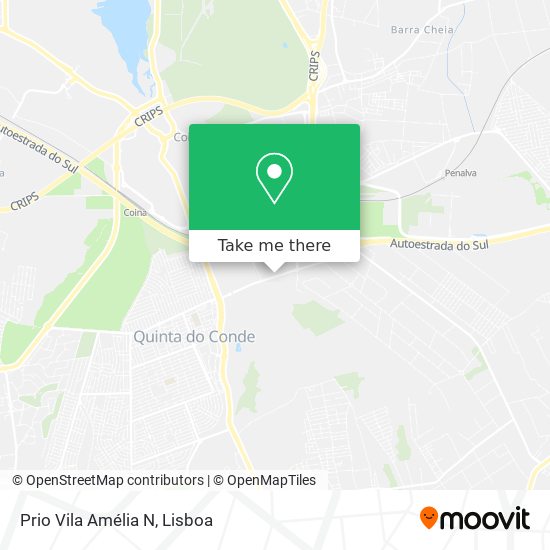 Prio Vila Amélia N map