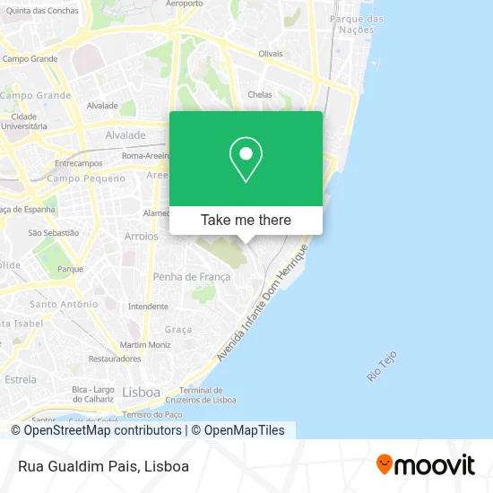 Rua Gualdim Pais map