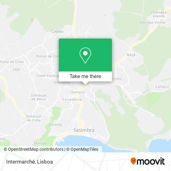 Intermarché mapa