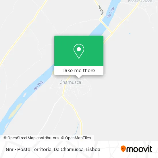 Gnr - Posto Territorial Da Chamusca map
