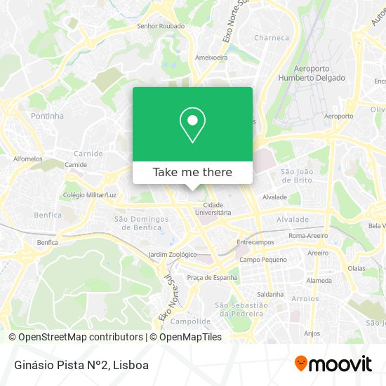 Ginásio Pista Nº2 map