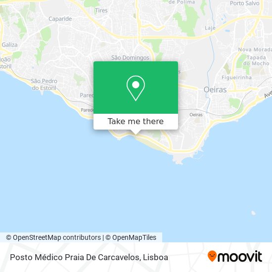 Posto Médico Praia De Carcavelos map