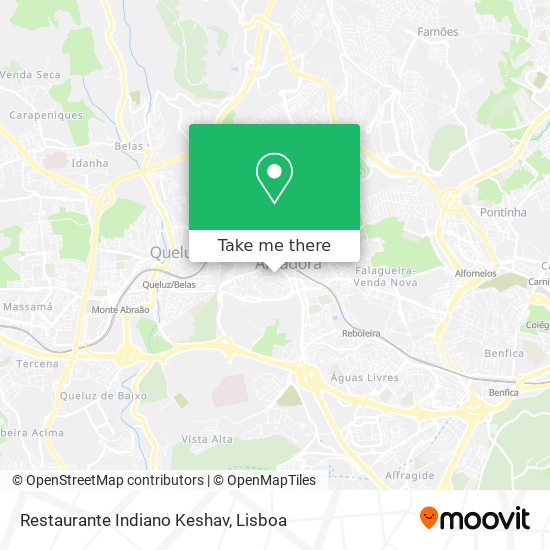 Restaurante Indiano Keshav map