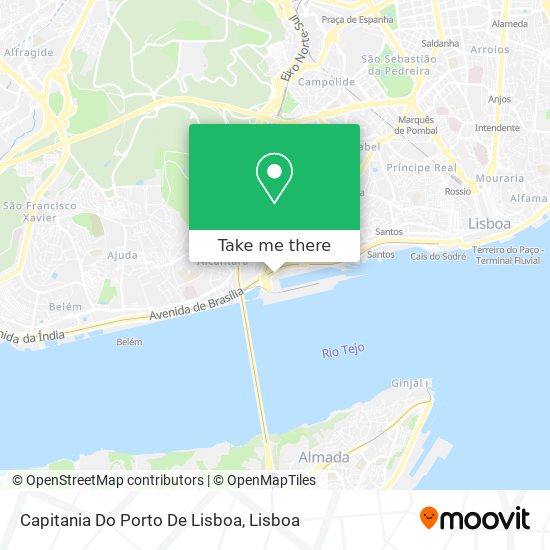 Capitania Do Porto De Lisboa map