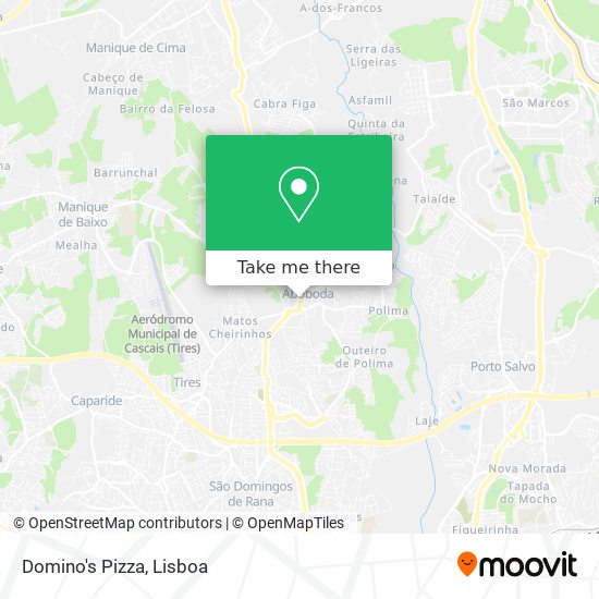 Domino's Pizza mapa
