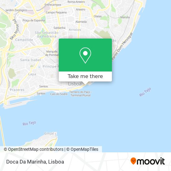 Doca Da Marinha map