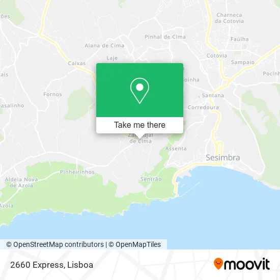 2660 Express map