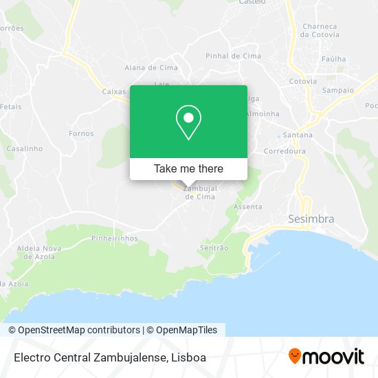 Electro Central Zambujalense map