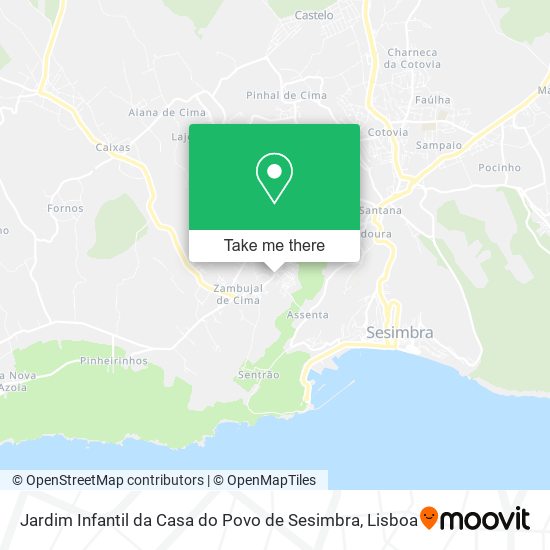 Jardim Infantil da Casa do Povo de Sesimbra map