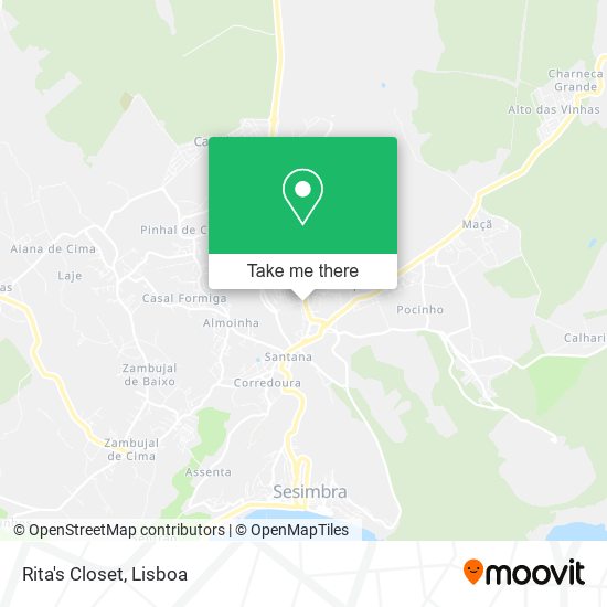 Rita's Closet mapa