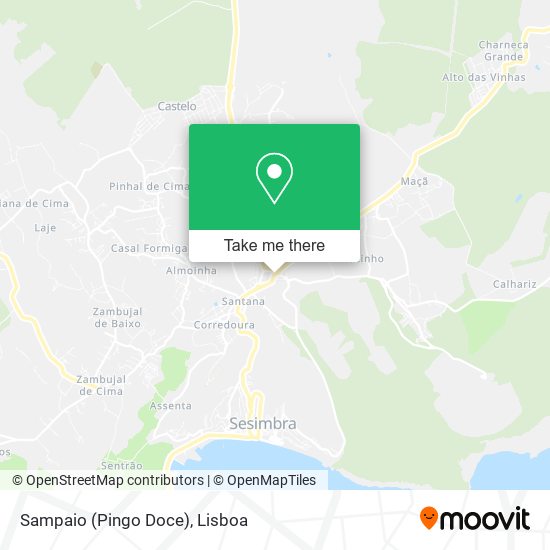 Sampaio (Pingo Doce) map