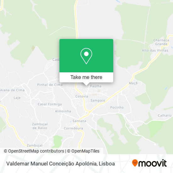 Valdemar Manuel Conceição Apolónia mapa