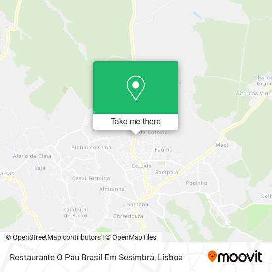 Restaurante O Pau Brasil Em Sesimbra map