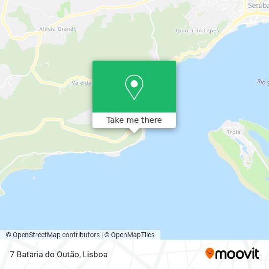 7 Bataria do Outão map