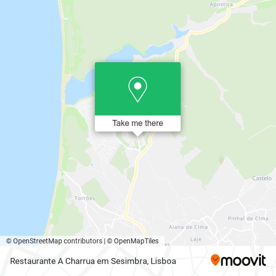 Restaurante A Charrua em Sesimbra map