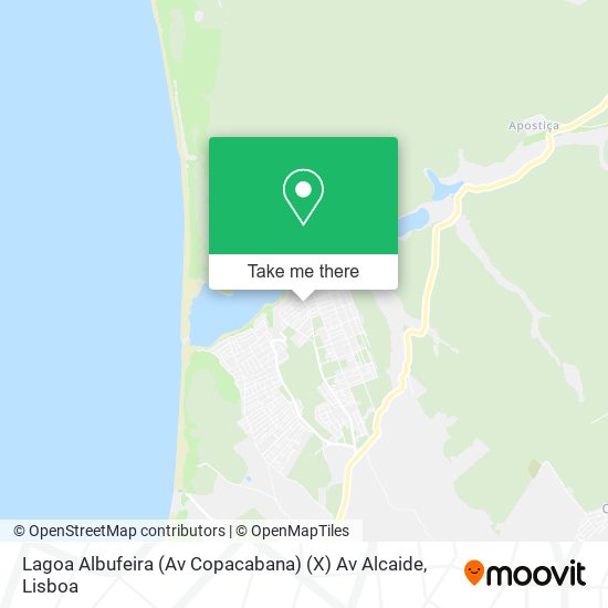 Lagoa Albufeira (Av Copacabana) (X) Av Alcaide map