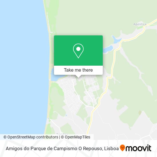 Amigos do Parque de Campismo O Repouso mapa