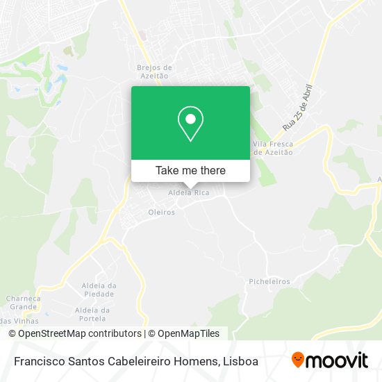 Francisco Santos Cabeleireiro Homens map