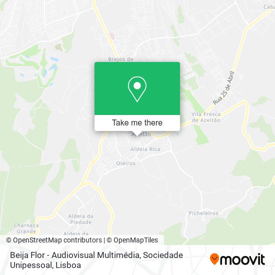 Beija Flor - Audiovisual Multimédia, Sociedade Unipessoal map