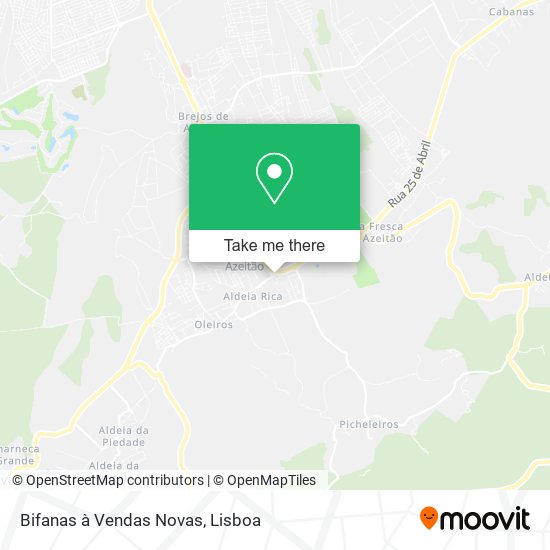 Bifanas à Vendas Novas map