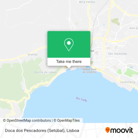 Doca dos Pescadores (Setúbal) map