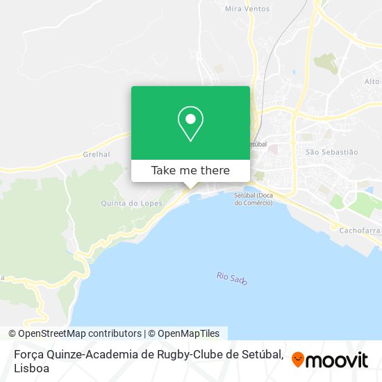 Força Quinze-Academia de Rugby-Clube de Setúbal map