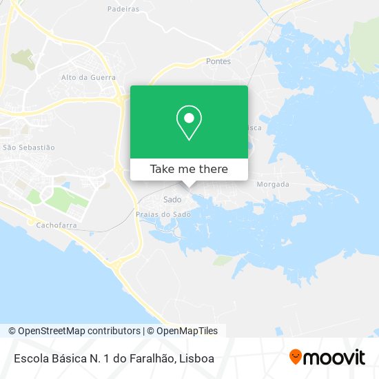 Escola Básica N. 1 do Faralhão map