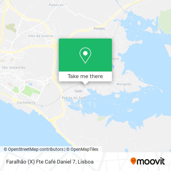Faralhão (X) Fte Café Daniel 7 map