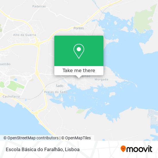 Escola Básica do Faralhão map