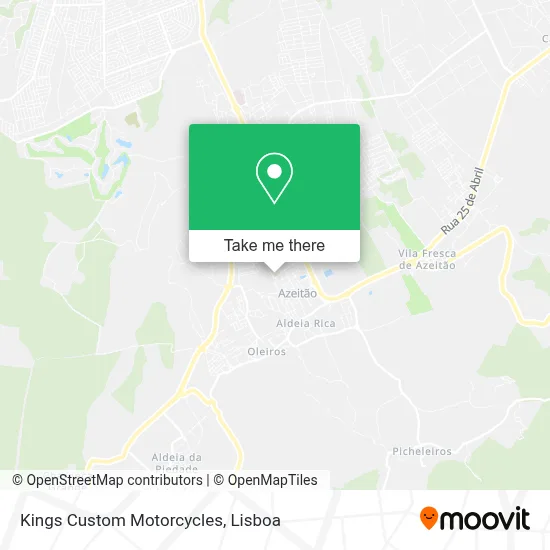 Kings Custom Motorcycles map