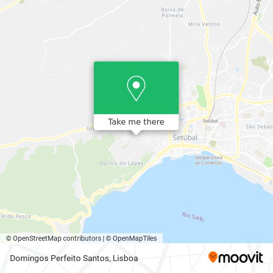 Domingos Perfeito Santos mapa