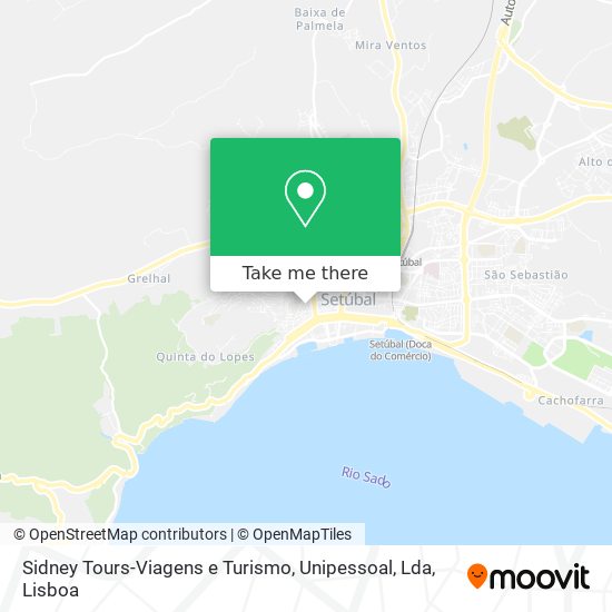 Sidney Tours-Viagens e Turismo, Unipessoal, Lda mapa