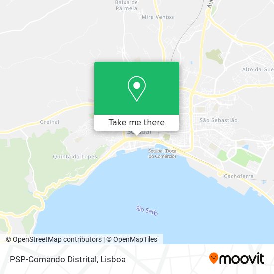 PSP-Comando Distrital mapa