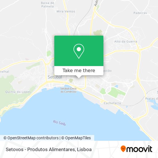 Setovos - Produtos Alimentares map