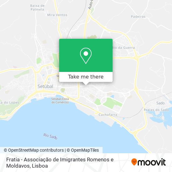 Fratia - Associação de Imigrantes Romenos e Moldavos map