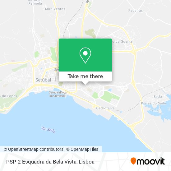 PSP-2 Esquadra da Bela Vista mapa