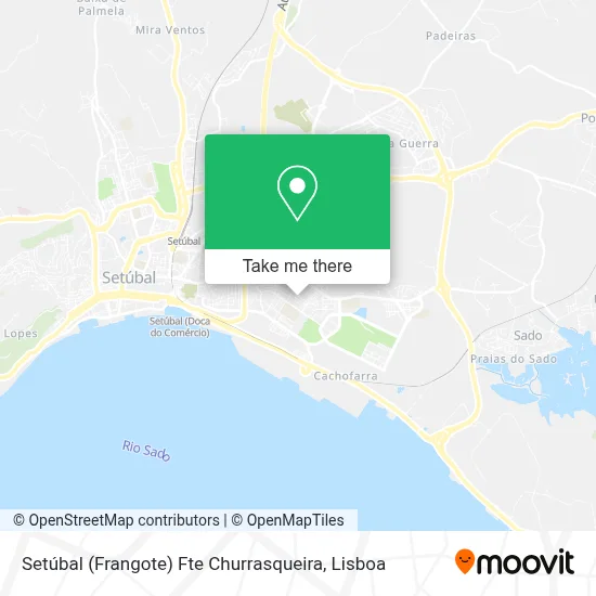 Setúbal (Frangote) Fte Churrasqueira map