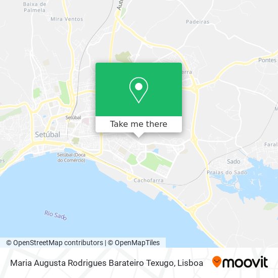 Maria Augusta Rodrigues Barateiro Texugo mapa