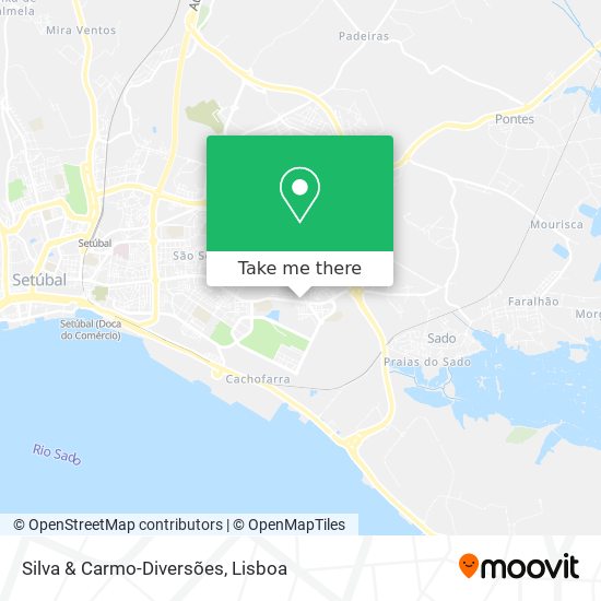 Silva & Carmo-Diversões mapa