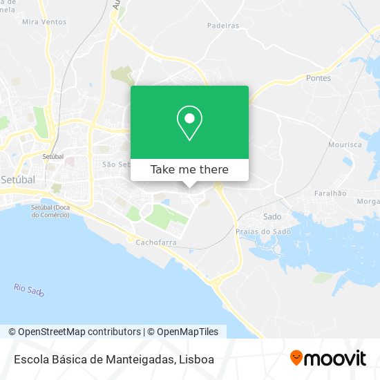 Escola Básica de Manteigadas map