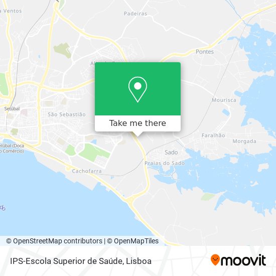 IPS-Escola Superior de Saúde map