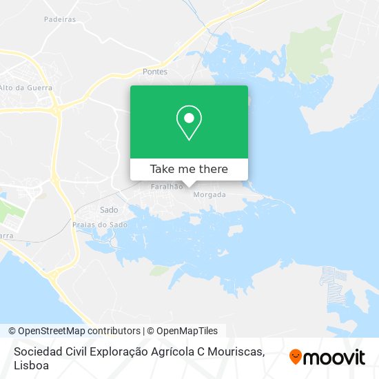 Sociedad Civil Exploração Agrícola C Mouriscas map