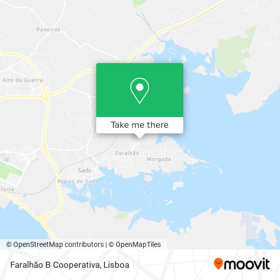 Faralhão B Cooperativa mapa