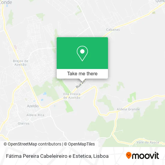 Fátima Pereira Cabeleireiro e Estetica map