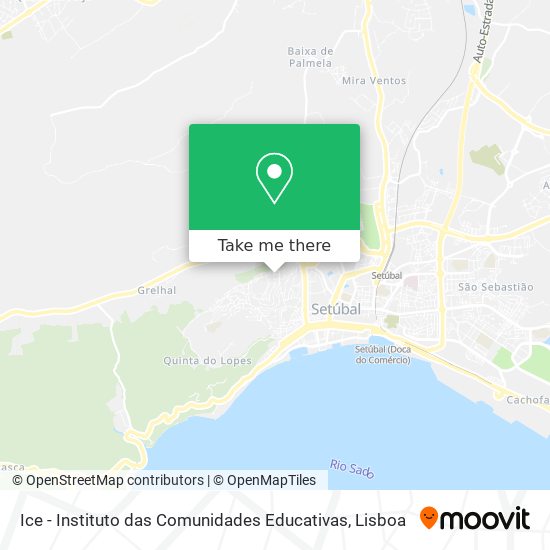 Ice - Instituto das Comunidades Educativas map
