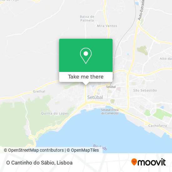 O Cantinho do Sábio map