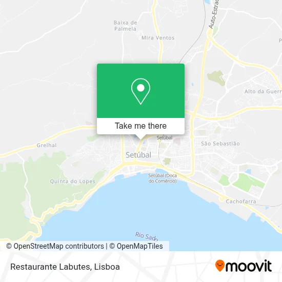 Restaurante Labutes map