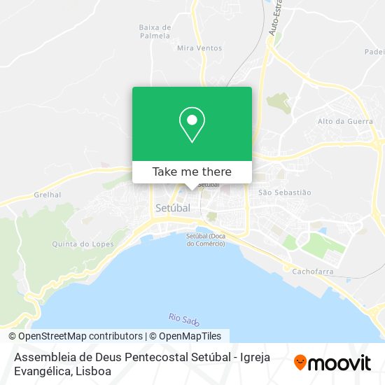 Assembleia de Deus Pentecostal Setúbal - Igreja Evangélica map